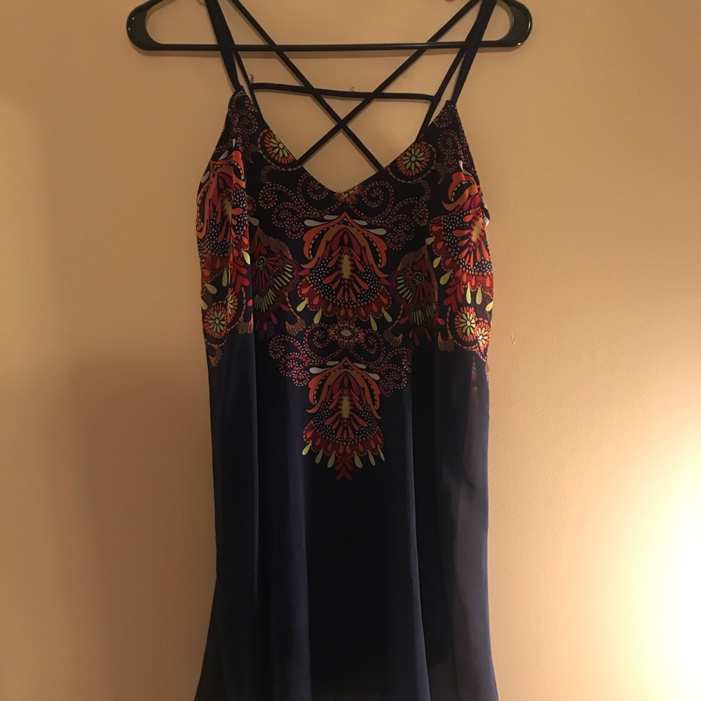 Navy blue dress